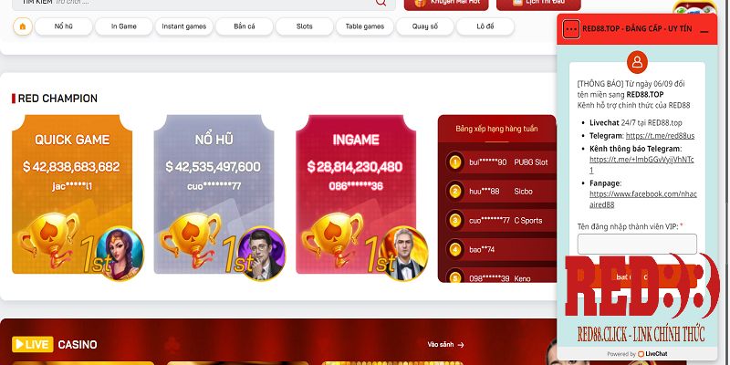 Hướng dẫn đăng nhập RED88 chơi game chưa đến 30s