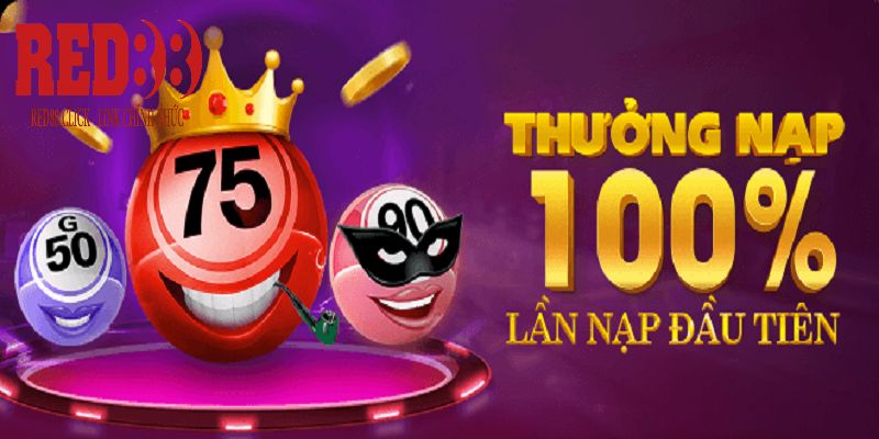 Tặng giá trị thẻ 100% cho lần nạp đầu tiên