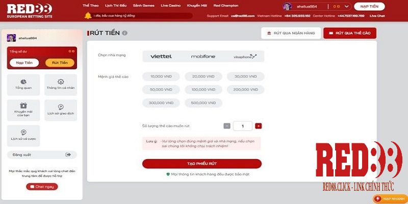 Rút tiền bằng mã QR tài khoản ngân hàng