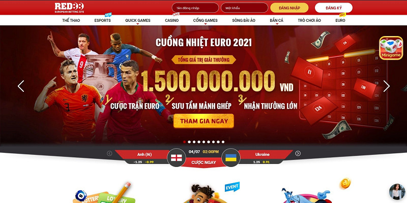 Giới hạn số tiền được rút tại RED88